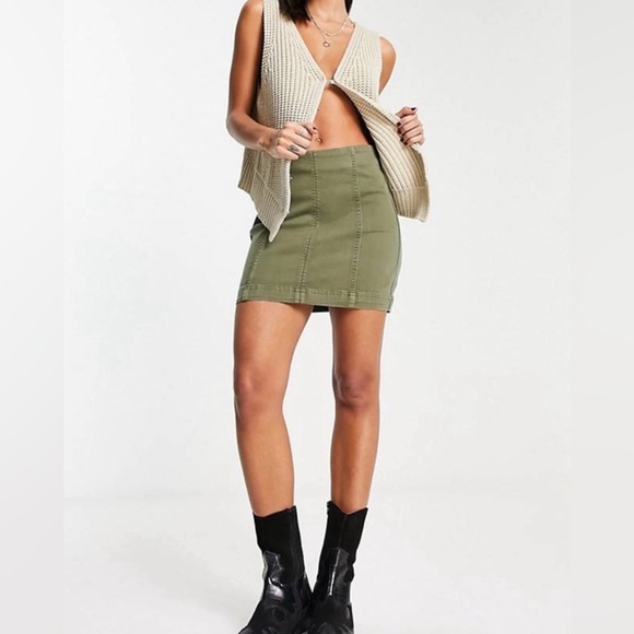 Free People Dresses & Skirts - Free People Modern Femme Denim Mini Skirt